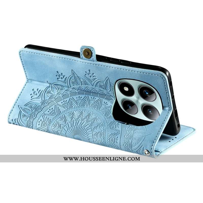 Housse Xiaomi Redmi Note 15 Pro Plus 5G / Poco M8 Pro 5G Effet Daim Mandala