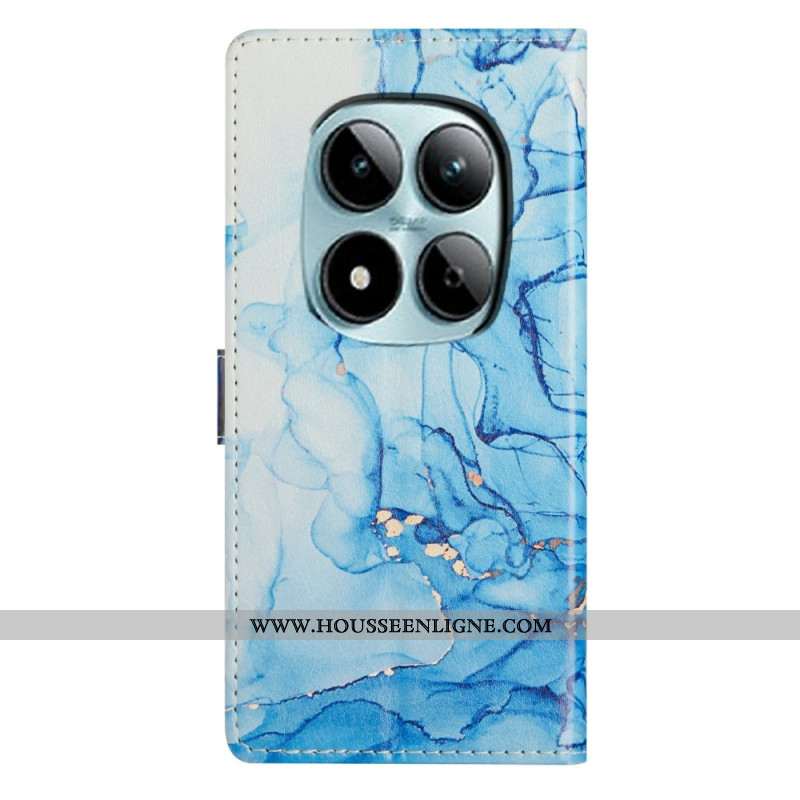 Housse Xiaomi Redmi Note 15 Pro Plus 5G / Poco M8 Pro 5G Effet Marbre Bleu