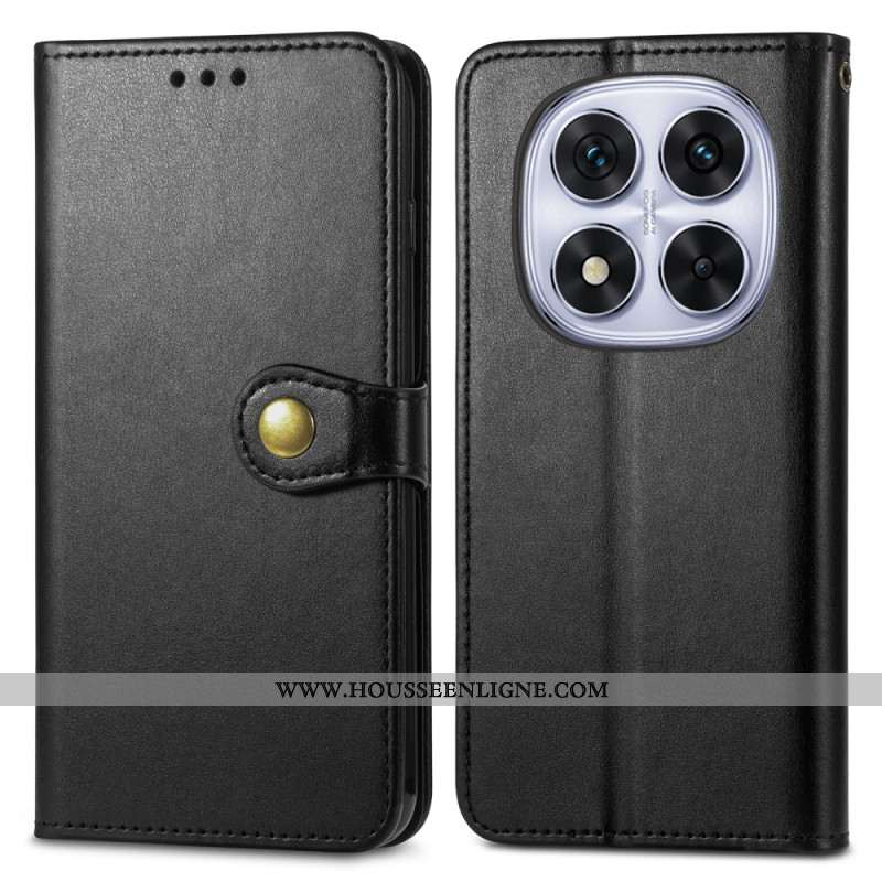 Housse Xiaomi Redmi Note 15 Pro Plus 5G / Poco M8 Pro 5G Fermoir Doré