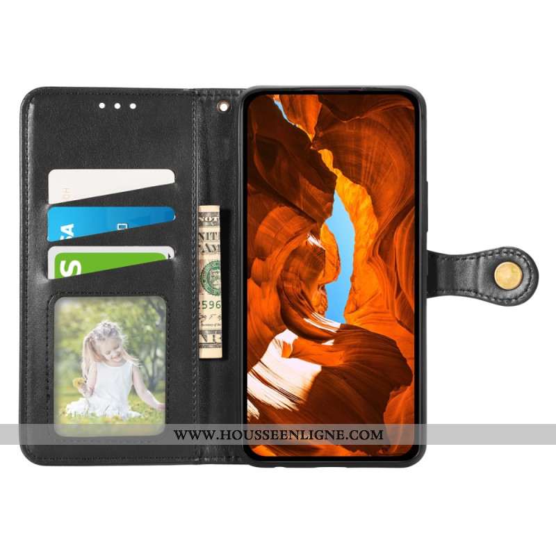 Housse Xiaomi Redmi Note 15 Pro Plus 5G / Poco M8 Pro 5G Fermoir Doré