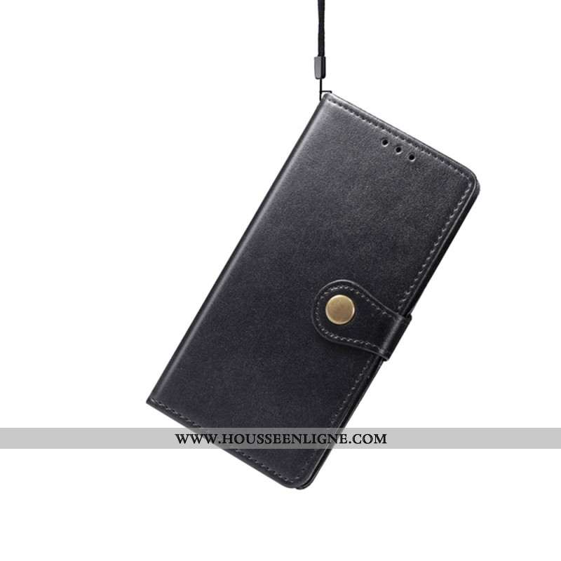 Housse Xiaomi Redmi Note 15 Pro Plus 5G / Poco M8 Pro 5G Fermoir Doré