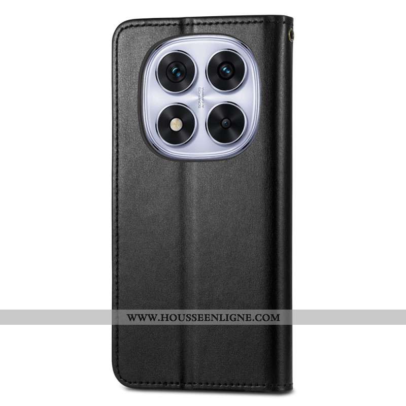 Housse Xiaomi Redmi Note 15 Pro Plus 5G / Poco M8 Pro 5G Fermoir Doré