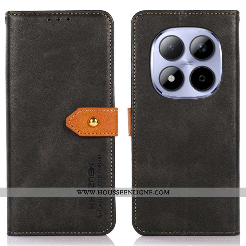 Housse Xiaomi Redmi Note 15 Pro Plus 5G / Poco M8 Pro 5G Fermoir Doré KHAZNEH