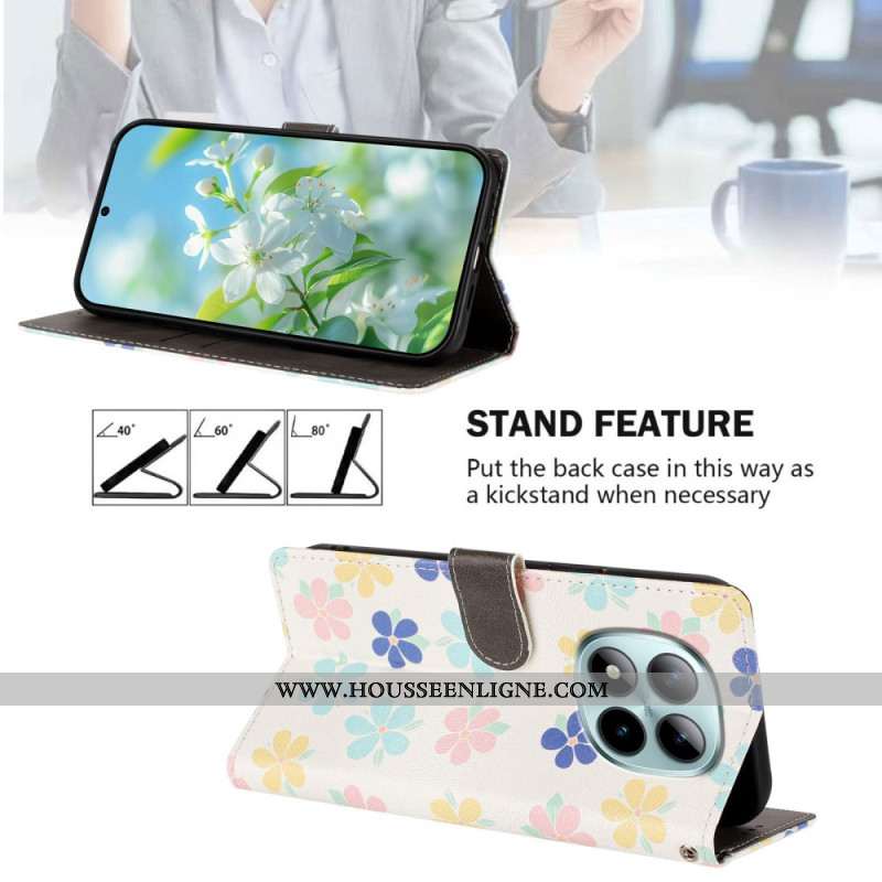 Housse Xiaomi Redmi Note 15 Pro Plus 5G / Poco M8 Pro 5G Fleurettes