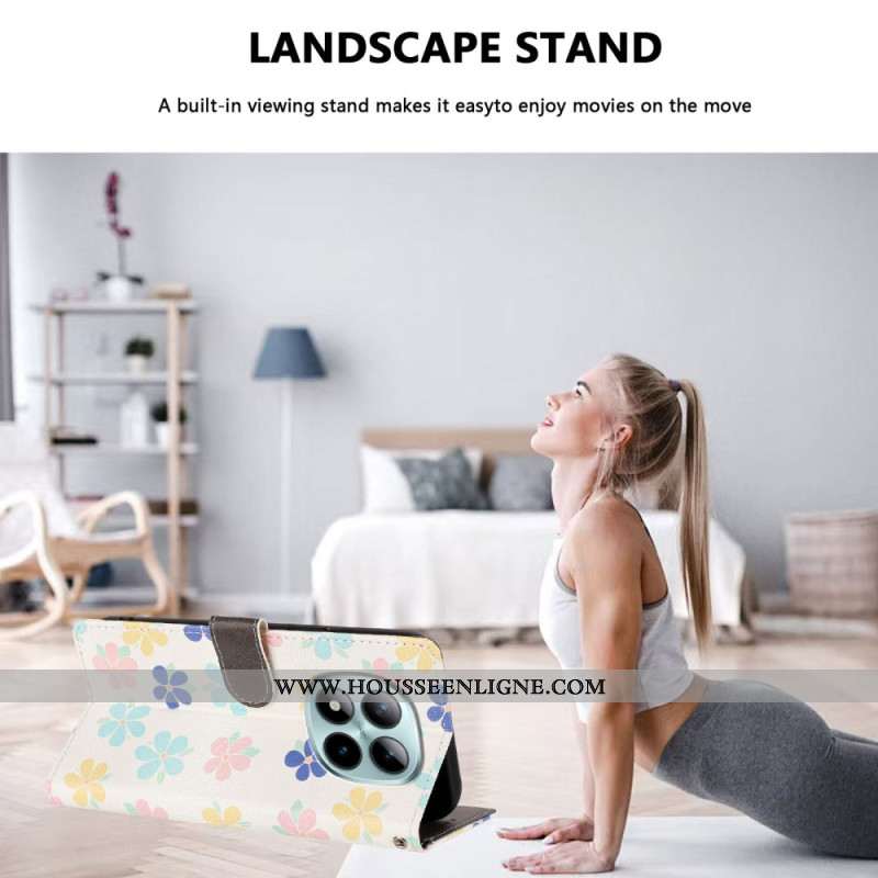 Housse Xiaomi Redmi Note 15 Pro Plus 5G / Poco M8 Pro 5G Fleurettes