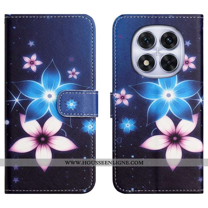 Housse Xiaomi Redmi Note 15 Pro Plus 5G / Poco M8 Pro 5G Fleurs Lunaires