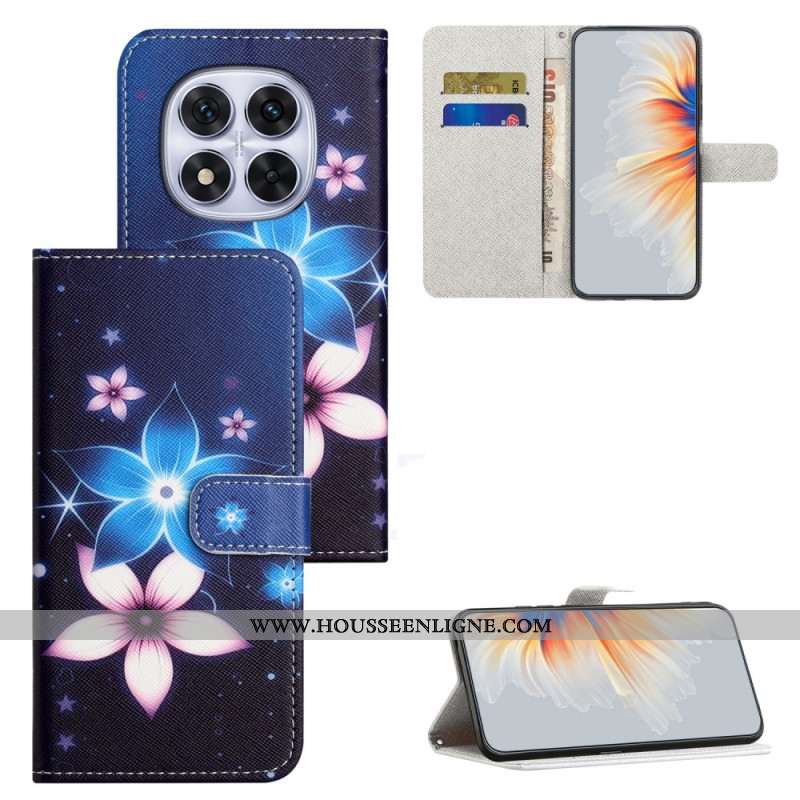 Housse Xiaomi Redmi Note 15 Pro Plus 5G / Poco M8 Pro 5G Fleurs Lunaires