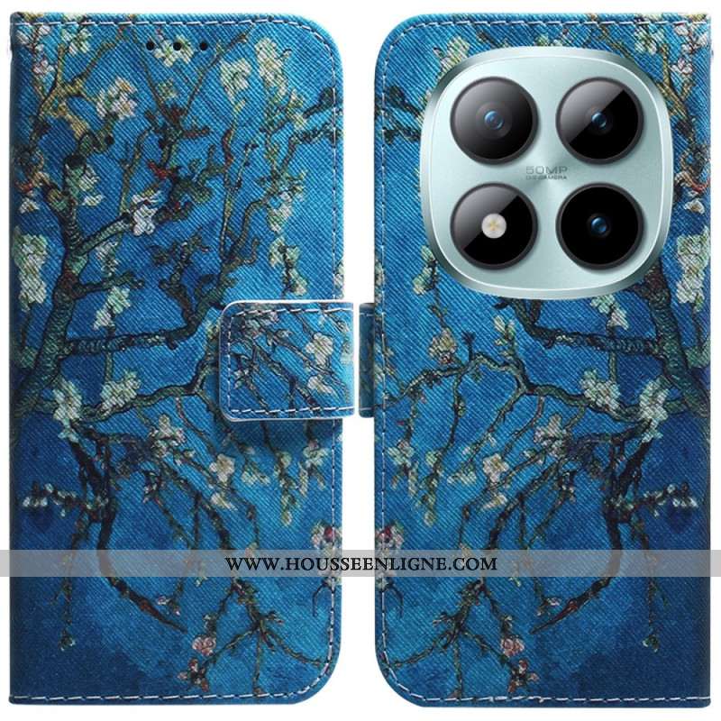 Housse Xiaomi Redmi Note 15 Pro Plus 5G / Poco M8 Pro 5G Fleurs d'Abricot