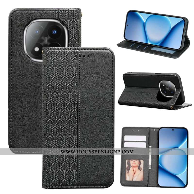 Housse Xiaomi Redmi Note 15 Pro Plus 5G / Poco M8 Pro 5G Flip Cover Frise à Lanière