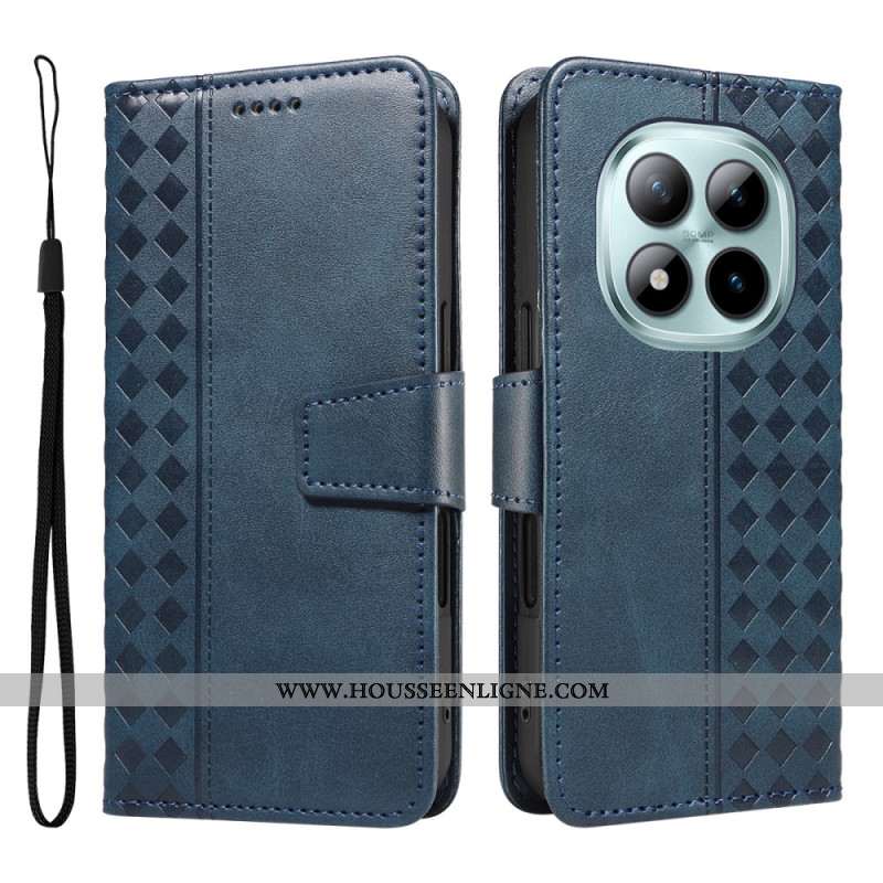 Housse Xiaomi Redmi Note 15 Pro Plus 5G / Poco M8 Pro 5G Frise Motif Quadrillé