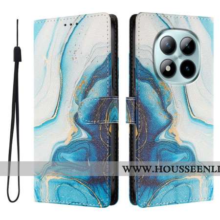 Housse Xiaomi Redmi Note 15 Pro Plus 5G / Poco M8 Pro 5G Marbre Bleu