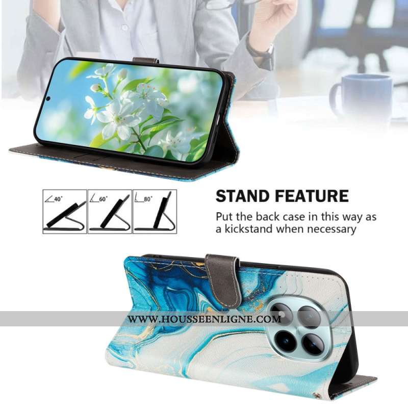 Housse Xiaomi Redmi Note 15 Pro Plus 5G / Poco M8 Pro 5G Marbre Bleu