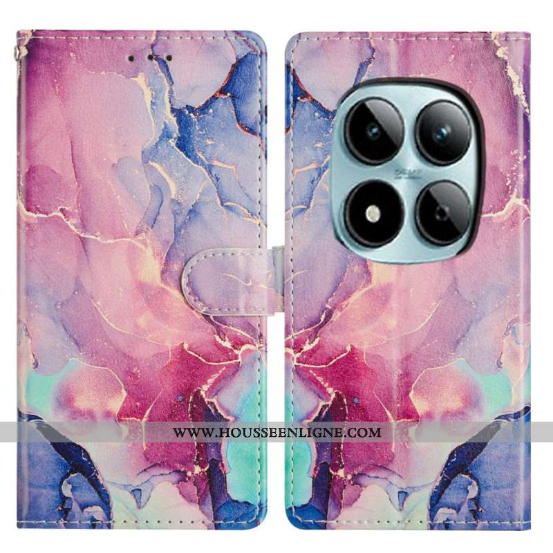 Housse Xiaomi Redmi Note 15 Pro Plus 5G / Poco M8 Pro 5G Marbre Rose et Vert