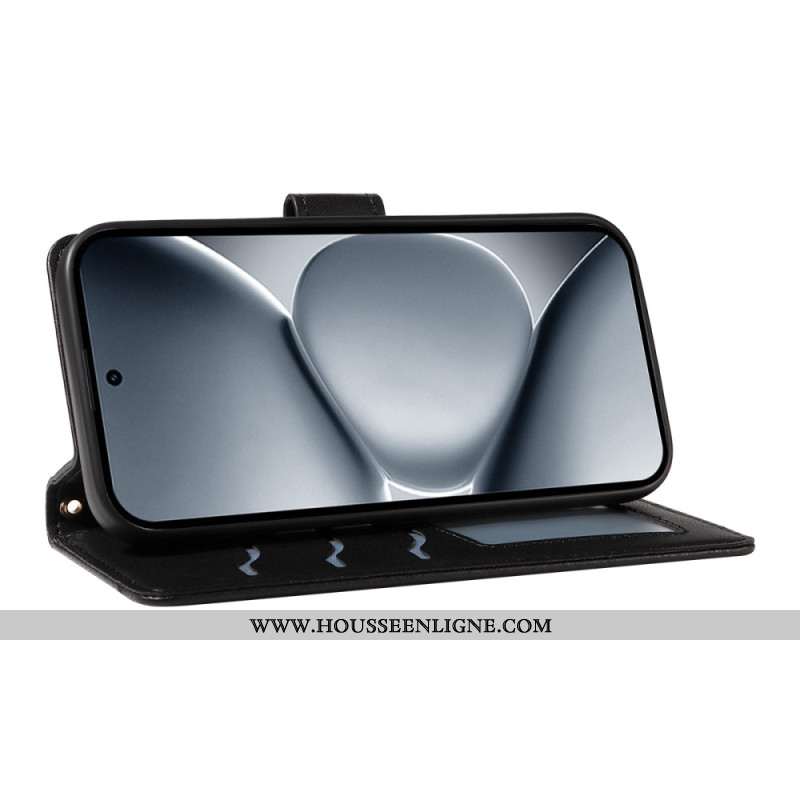 Housse Xiaomi Redmi Note 15 Pro Plus 5G / Poco M8 Pro 5G Matelassée avec Lanière et Bandoulière