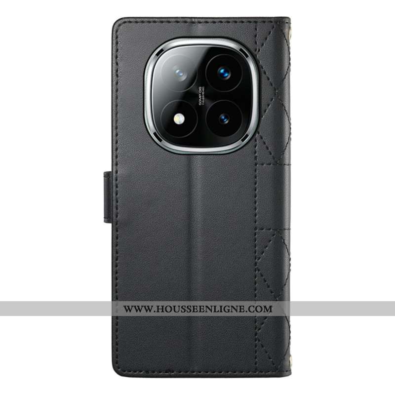 Housse Xiaomi Redmi Note 15 Pro Plus 5G / Poco M8 Pro 5G Matelassée avec Sangles