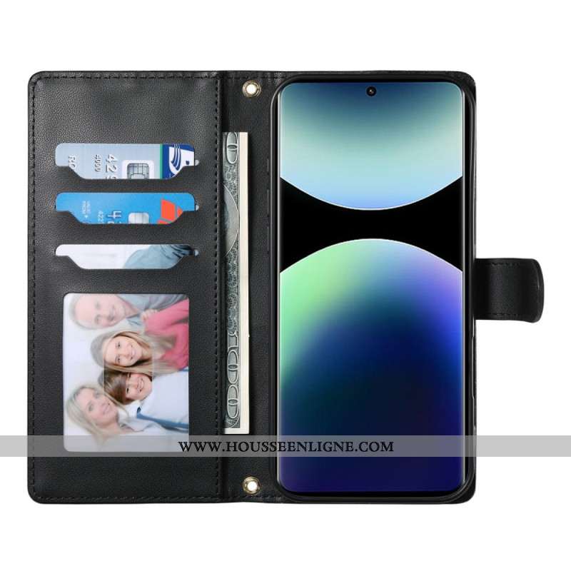 Housse Xiaomi Redmi Note 15 Pro Plus 5G / Poco M8 Pro 5G Matelassée avec Sangles