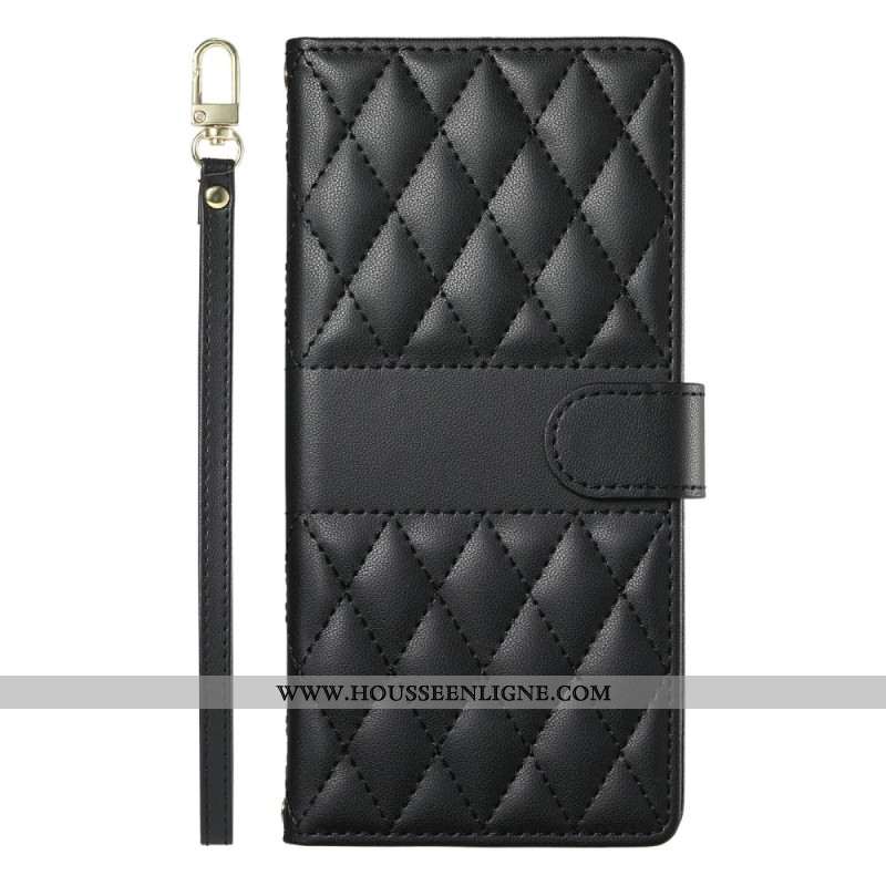 Housse Xiaomi Redmi Note 15 Pro Plus 5G / Poco M8 Pro 5G Matelassée avec Sangles