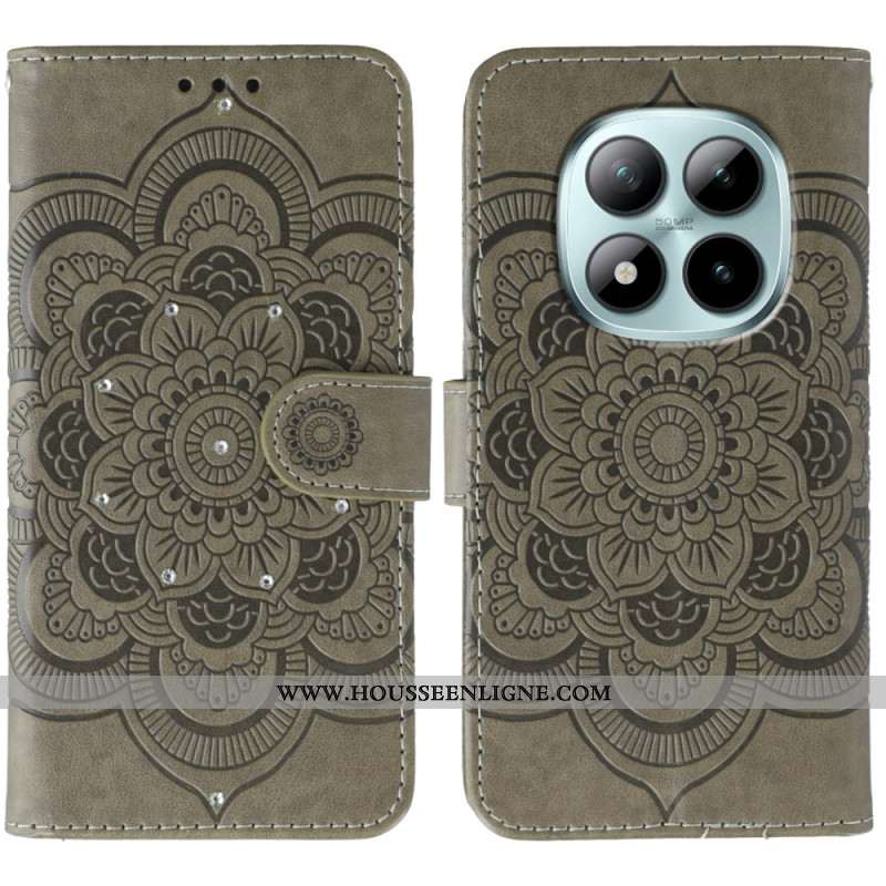 Housse Xiaomi Redmi Note 15 Pro Plus 5G / Poco M8 Pro 5G Motif Mandala et Strass