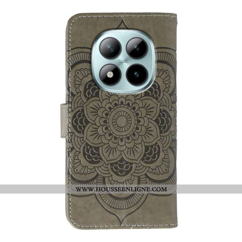 Housse Xiaomi Redmi Note 15 Pro Plus 5G / Poco M8 Pro 5G Motif Mandala et Strass