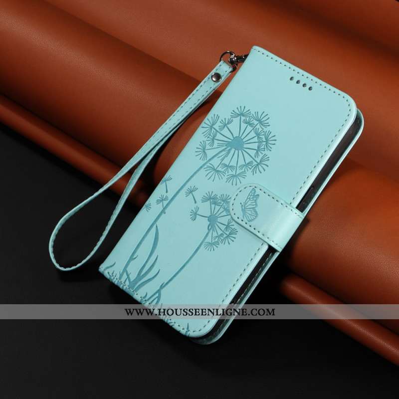 Housse Xiaomi Redmi Note 15 Pro Plus 5G / Poco M8 Pro 5G Motif Pissenlit et Lanière