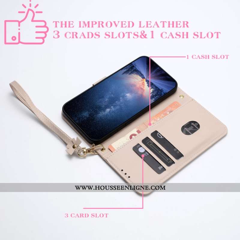 Housse Xiaomi Redmi Note 15 Pro Plus 5G / Poco M8 Pro 5G Nœud Décoratif