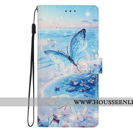 Housse Xiaomi Redmi Note 15 Pro Plus 5G / Poco M8 Pro 5G Papillon Océan