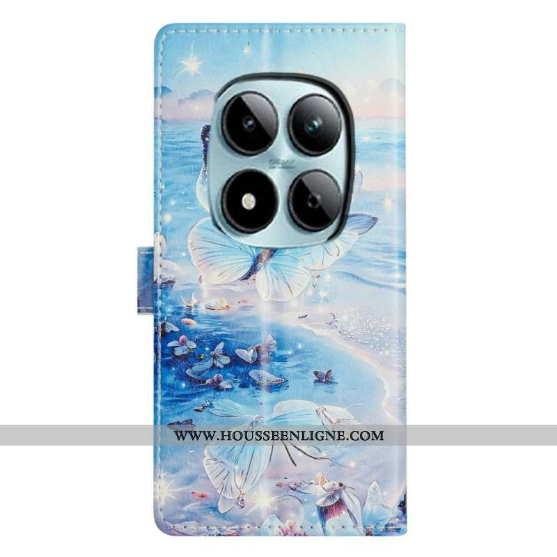 Housse Xiaomi Redmi Note 15 Pro Plus 5G / Poco M8 Pro 5G Papillon Océan