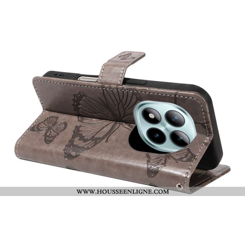 Housse Xiaomi Redmi Note 15 Pro Plus 5G / Poco M8 Pro 5G Papillons Géants