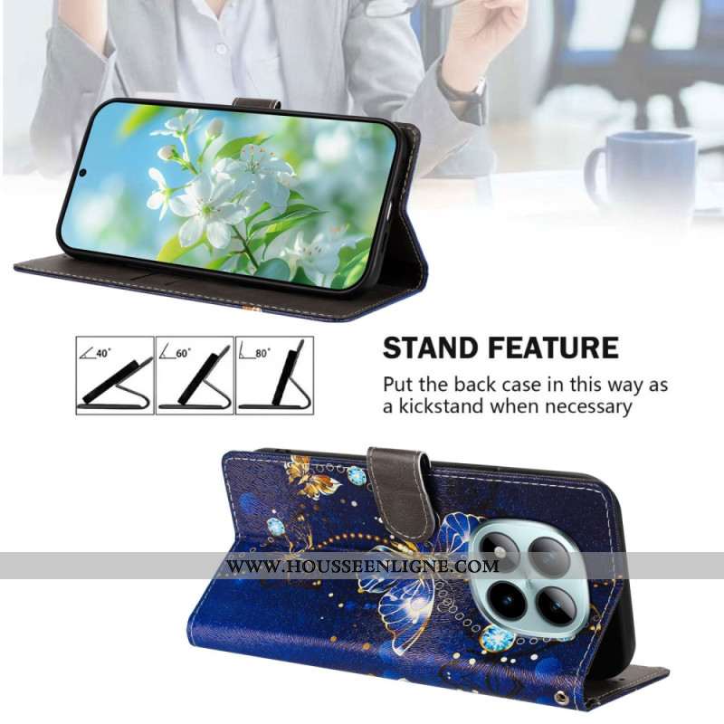 Housse Xiaomi Redmi Note 15 Pro Plus 5G / Poco M8 Pro 5G Papillons Précieux