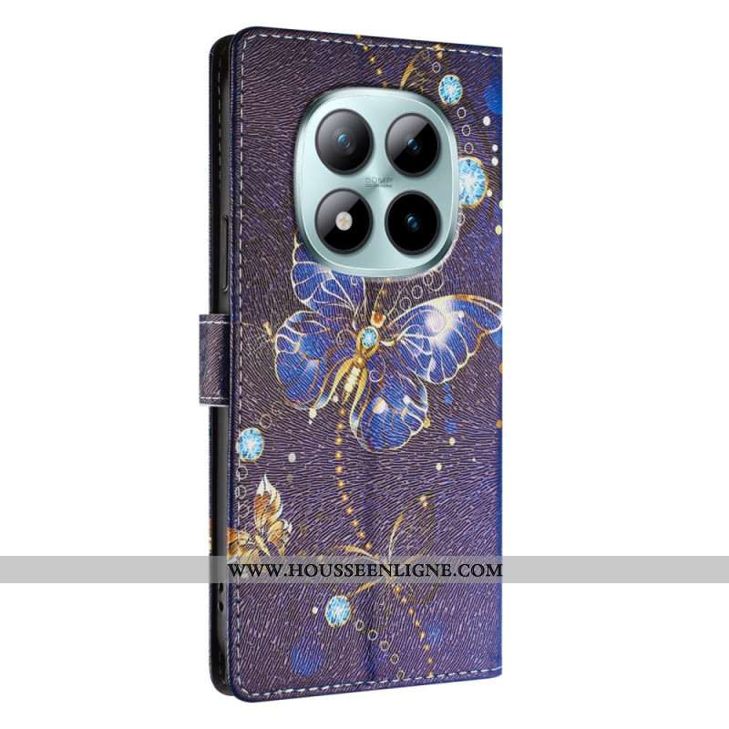 Housse Xiaomi Redmi Note 15 Pro Plus 5G / Poco M8 Pro 5G Papillons Précieux