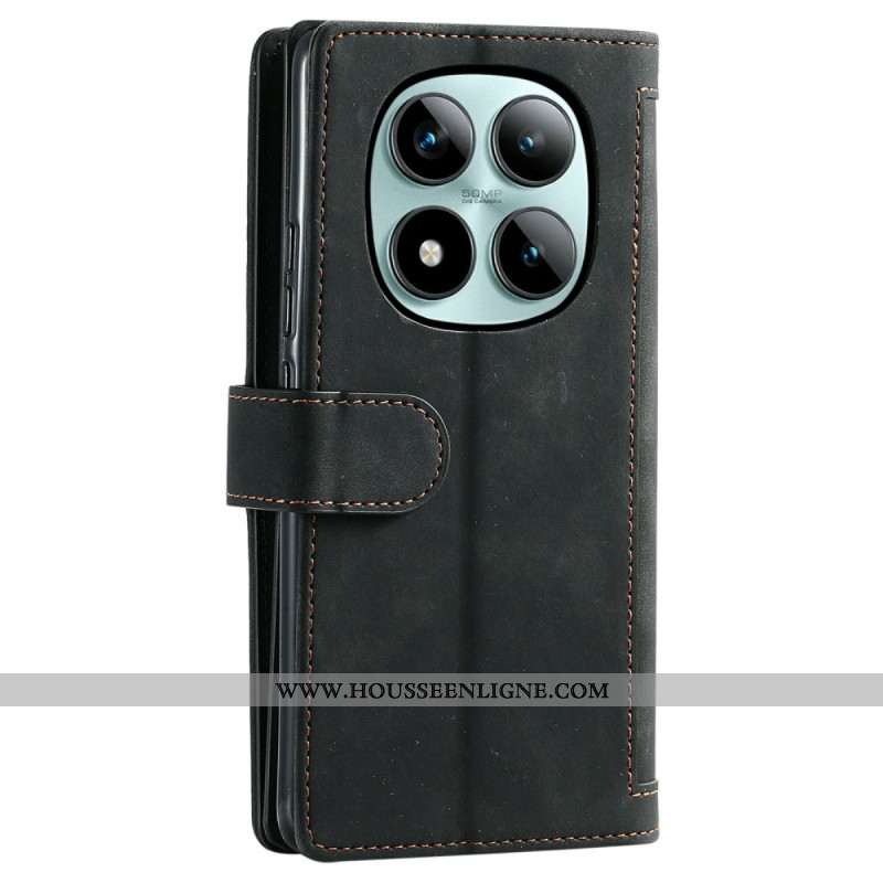 Housse Xiaomi Redmi Note 15 Pro Plus 5G / Poco M8 Pro 5G Portefeuille 9 Porte-Cartes