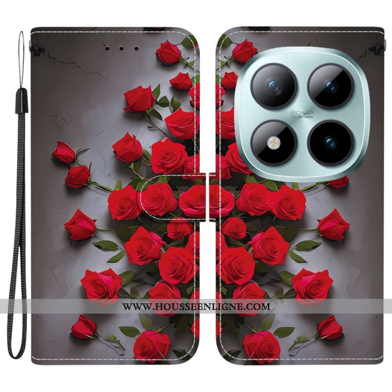 Housse Xiaomi Redmi Note 15 Pro Plus 5G / Poco M8 Pro 5G Roses Rouges