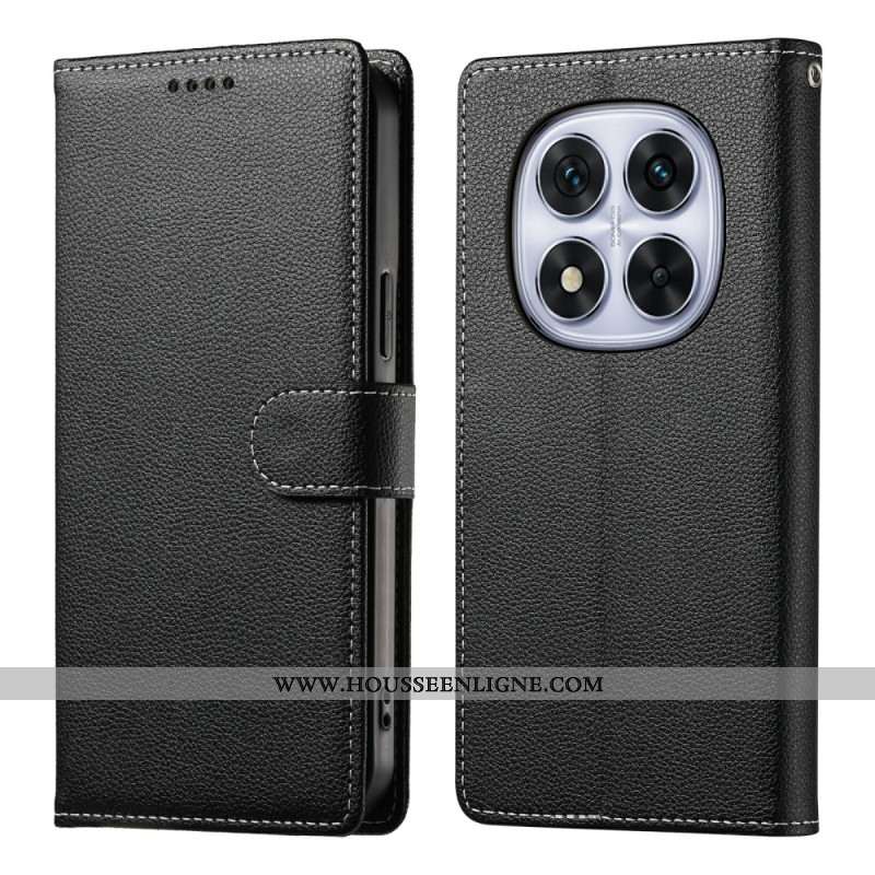 Housse Xiaomi Redmi Note 15 Pro Plus 5G / Poco M8 Pro 5G Simili Cuir Uni