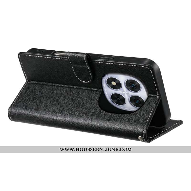 Housse Xiaomi Redmi Note 15 Pro Plus 5G / Poco M8 Pro 5G Simili Cuir Uni