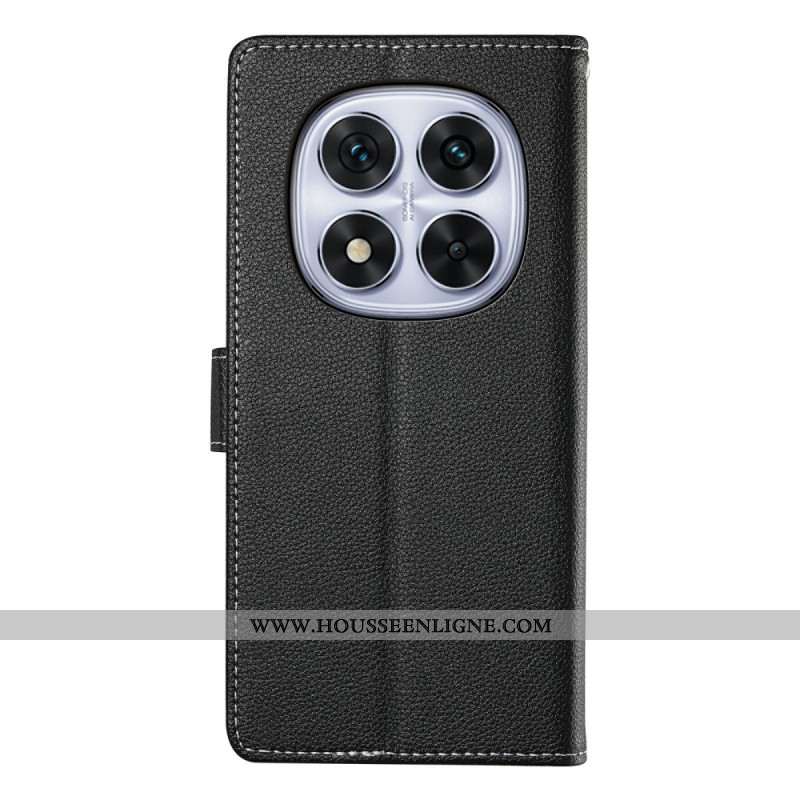 Housse Xiaomi Redmi Note 15 Pro Plus 5G / Poco M8 Pro 5G Simili Cuir Uni