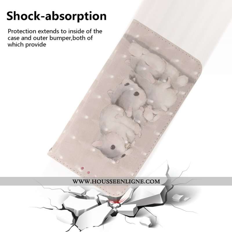 Housse Xiaomi Redmi Note 15 Pro Plus 5G / Poco M8 Pro 5G Tas de Hamsters à Lanière