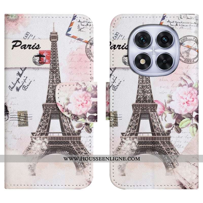 Housse Xiaomi Redmi Note 15 Pro Plus 5G / Poco M8 Pro 5G Tour Eiffel Vintage
