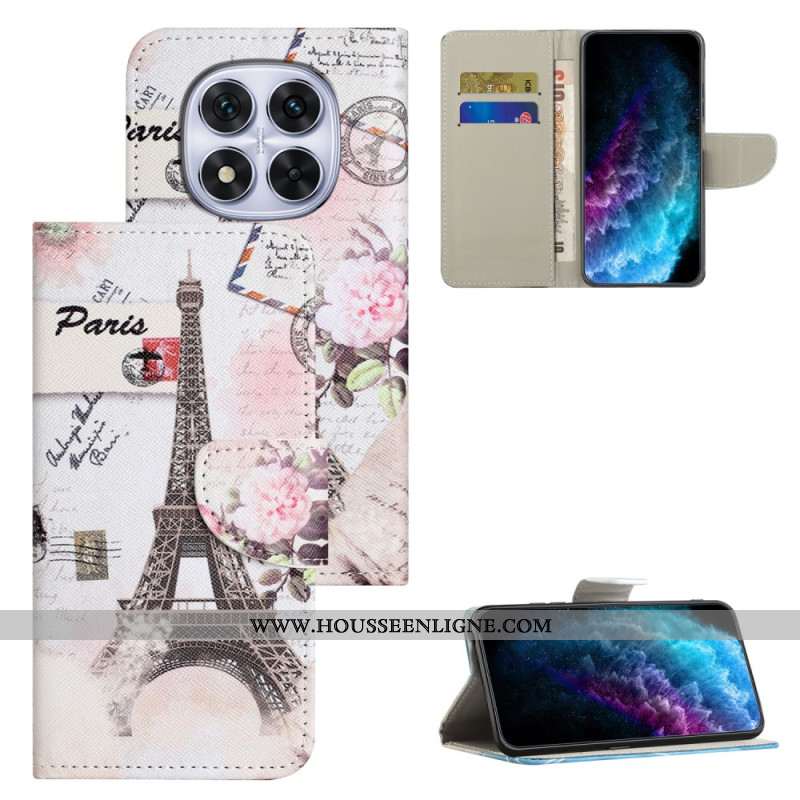 Housse Xiaomi Redmi Note 15 Pro Plus 5G / Poco M8 Pro 5G Tour Eiffel Vintage