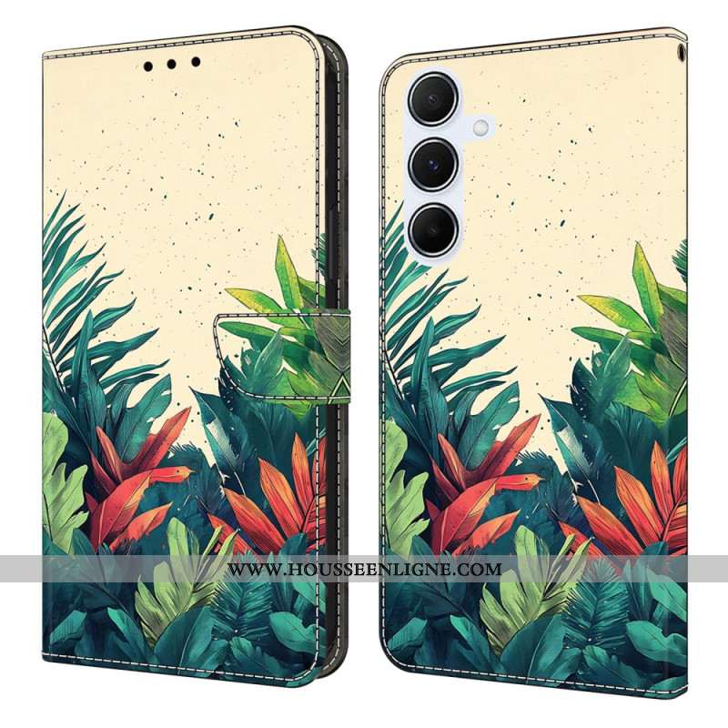 Housse amsung Galaxy A17 4G / 5G Feuilles