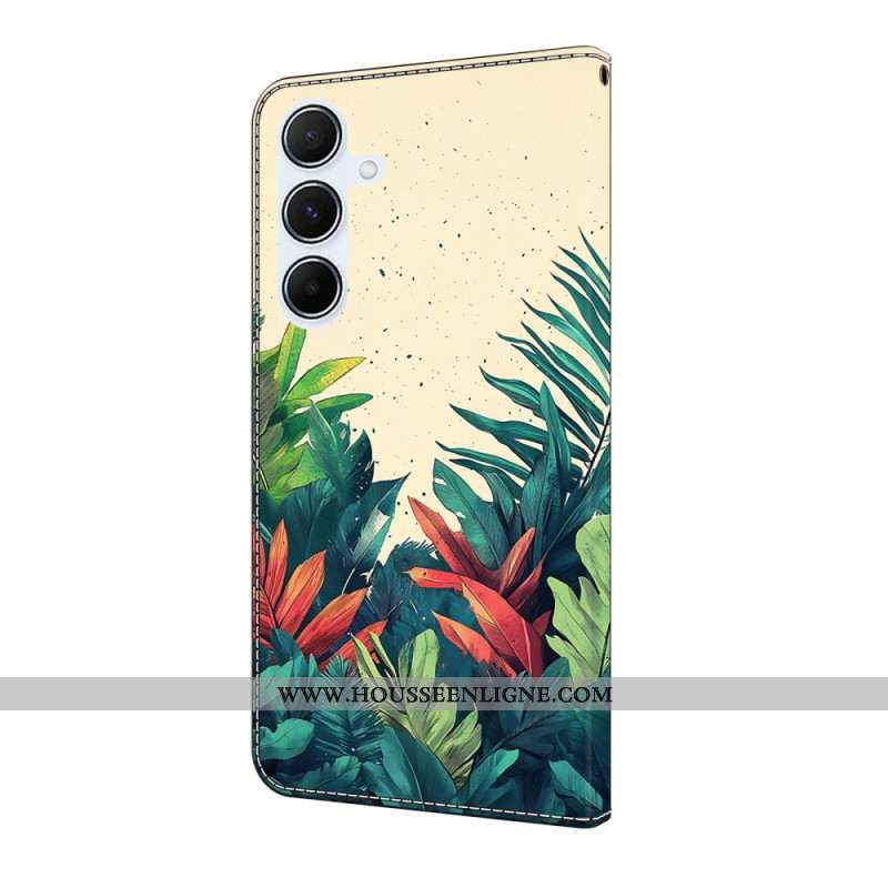 Housse amsung Galaxy A17 4G / 5G Feuilles