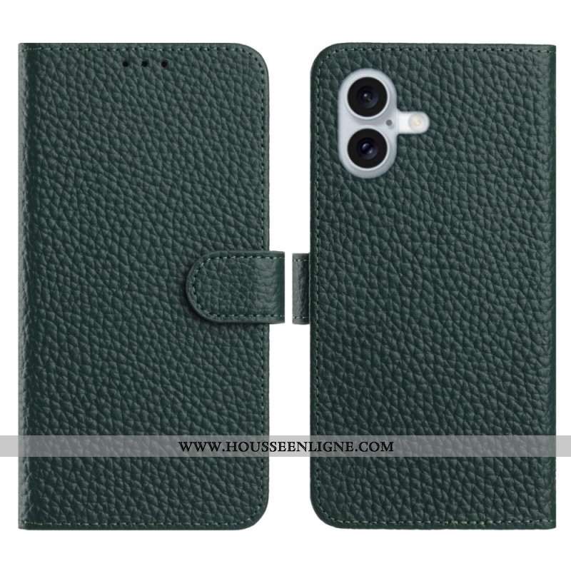 Housse iPhone 17 Cuir Véritable