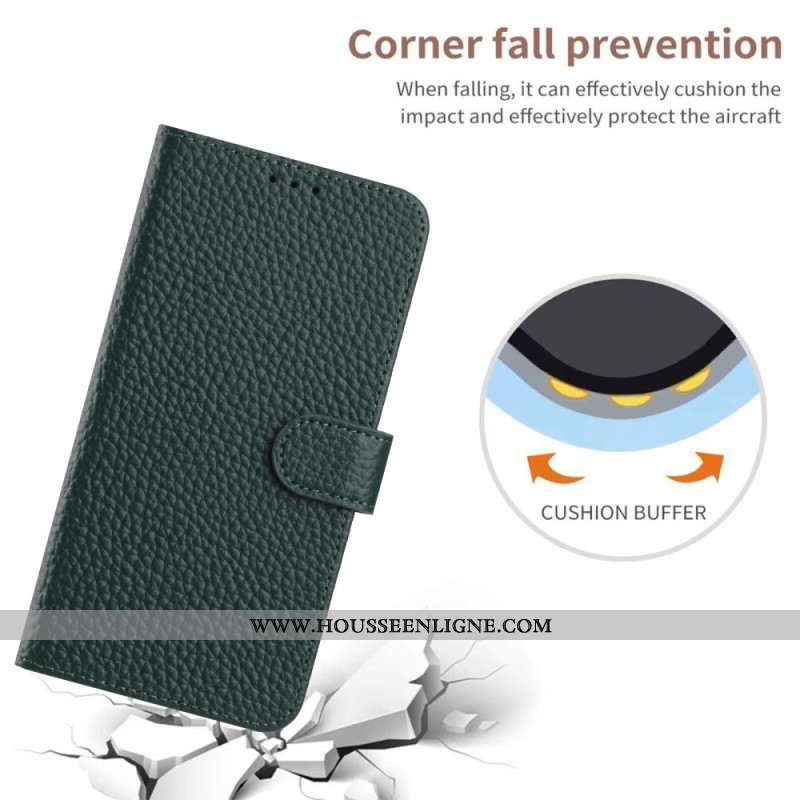 Housse iPhone 17 Cuir Véritable