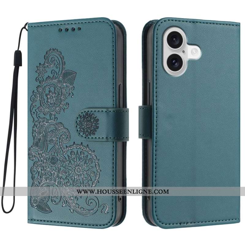 Housse iPhone 17 Dentelle Florale