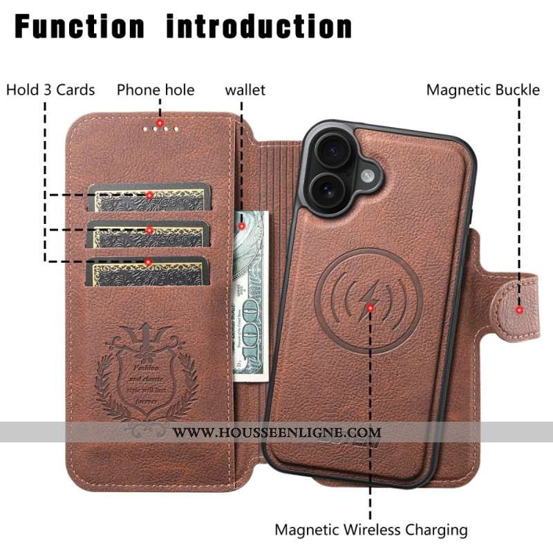 Housse iPhone 17 MagSafe Coque Détachable SUTENI