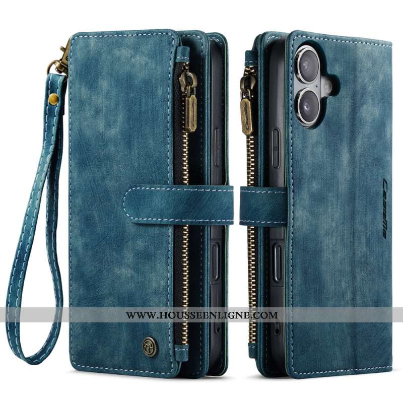 Housse iPhone 17 Portefeuille 10 Porte-Cartes