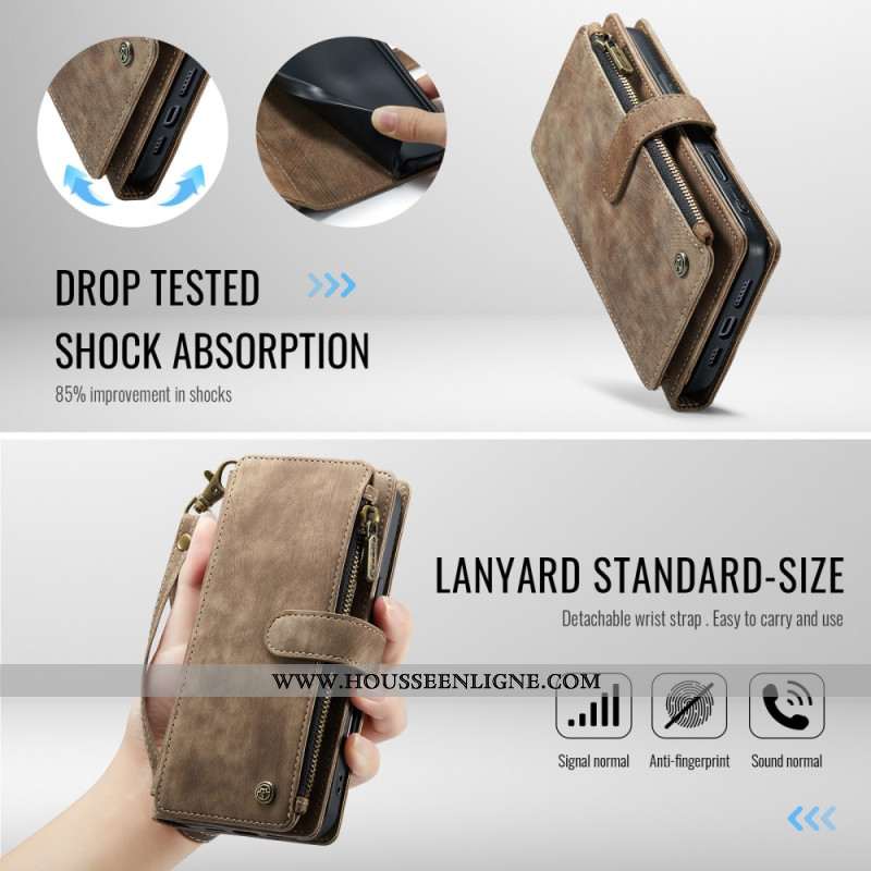 Housse iPhone 17 Portefeuille 10 Porte-Cartes