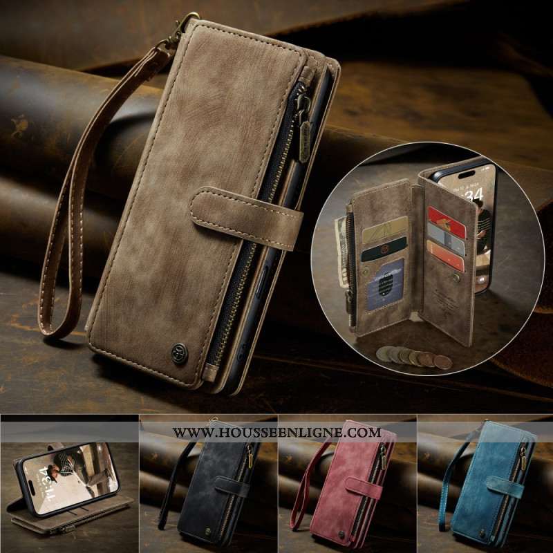 Housse iPhone 17 Portefeuille 10 Porte-Cartes