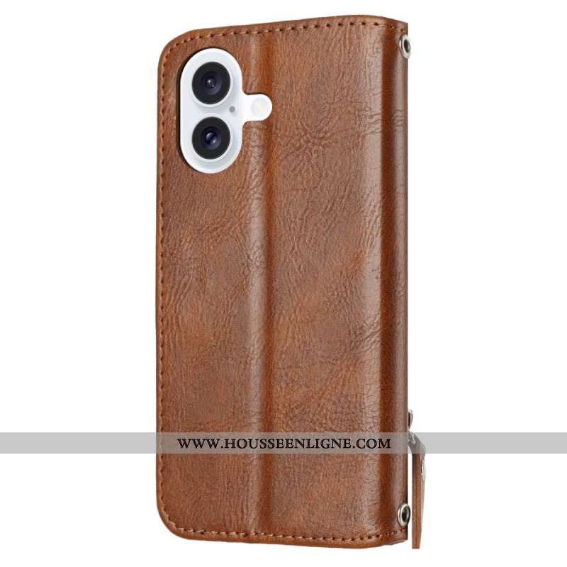 Housse iPhone 17 Portefeuille Viintage