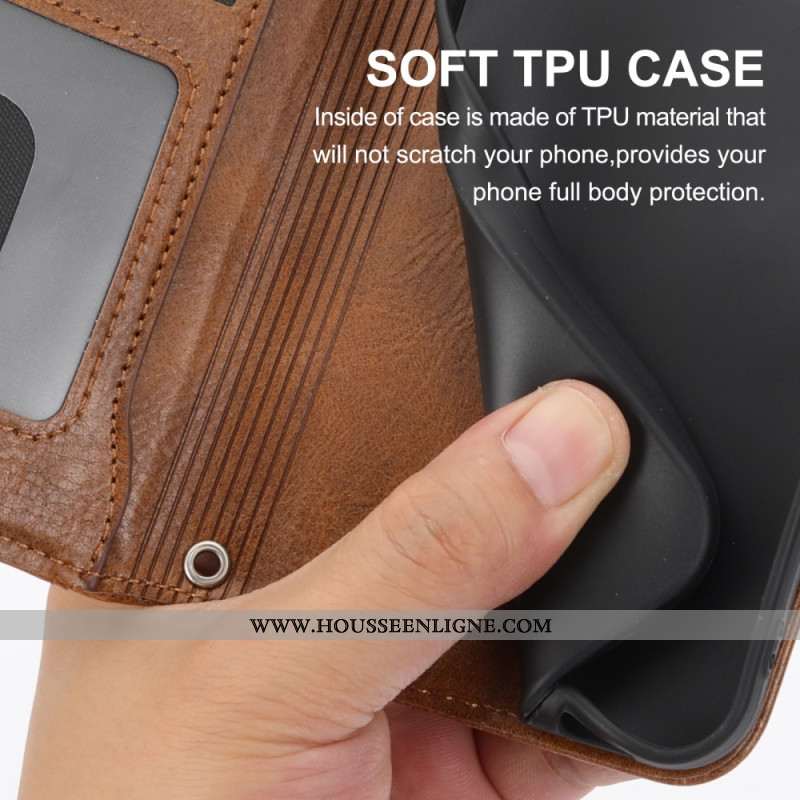 Housse iPhone 17 Portefeuille Viintage