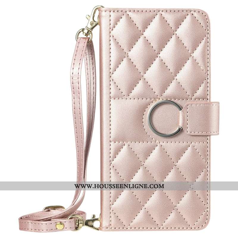 Housse iPhone 17 Premium Design avec Lanière et Bandoulière